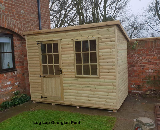 Log Lap Georgian Pent Log Lap Georgian Pent